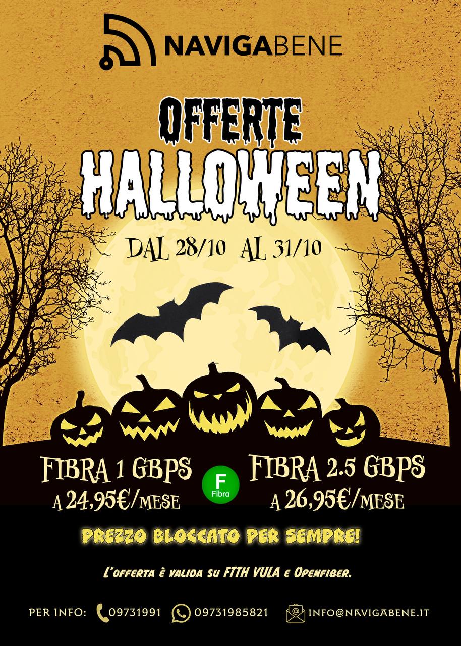 Promo Halloween Navigabene